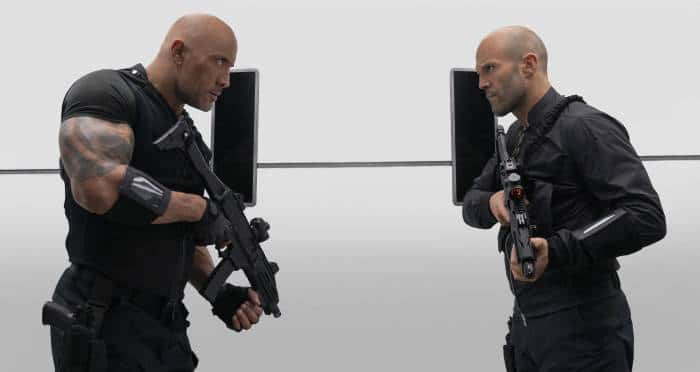 Hobbs and Shaw Intense Standoff — desktop wallpaper