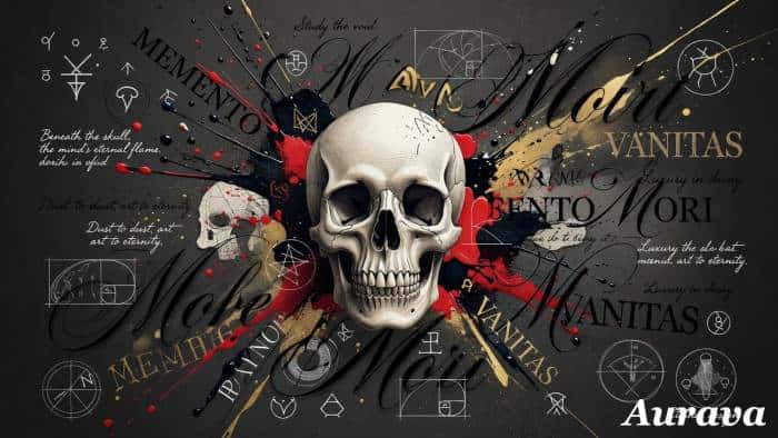Memento Mori Vanitas Skull Art — desktop wallpaper