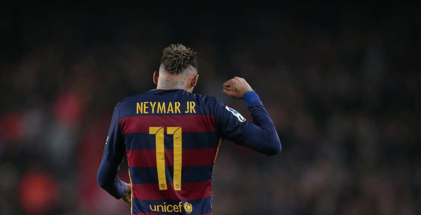 Neymar Jr. Barcelona Triumph — desktop wallpaper preview