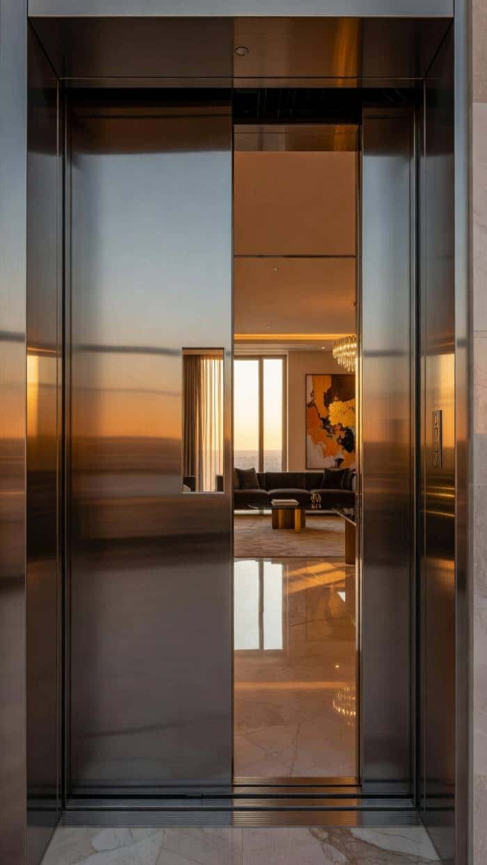 Golden Hour High-Rise Luxury — phone wallpaper